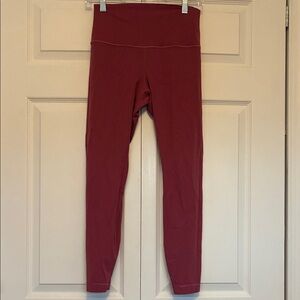 lululemon athletica high rise align  Leggings in mauve size 8
